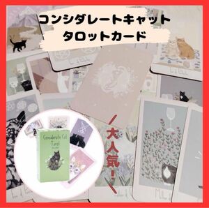 951☆新品未使用☆タロットカード*猫 キャット 可愛い 癒し 優しい オラクル