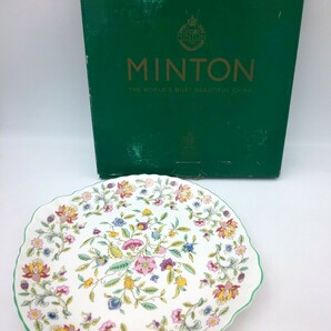 未使用☆MINTON プレート 花柄 HADDON HALL L/S B&B ☆29×31cm 洋食器 ミントン み1308の画像1