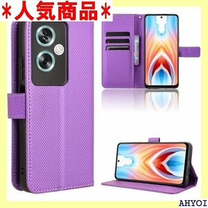 For OPPO A79 5Gケース 手帳型 BAOL 全面保護 OPPO A79 5G スマホケース パープル 605