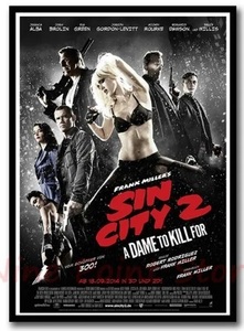 2. シンシティ・ルダム 悪の町ムービー紙ポスター42x30cm
