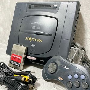 激レア 日立 HITACHI ハイサターン HISATURN MMP-1-2 後期型 本体 ムービーカード SEGASATURN