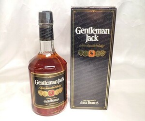 4075[M]箱付♪◆未開栓古酒◆Gentleman Jack/ジェントルマンジャック/JACK DANIEL'S/ジャックダニエル/テネシー/ウイスキー/1L/40%