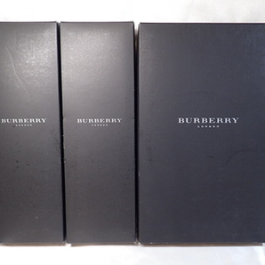 4223[M]未使用・未仕立て◆ワイシャツ生地◆Burberry/バーバリー/仕立て生地/白/ストライプ/綿 100%/近鉄/お仕立て券付き 4点/箱付♪の画像9