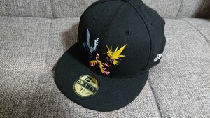 【限定品】NEW ERA 59FIFTY ポケットモンスター コラボ ファイヤー サンダー フリーザー 7 5/8 60.6cm 伝説ポケモン ニューエラ