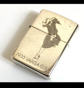 ZIPPO ジッポー 1935 VARGA GIRL STERLING スターリングシルバー 1995 オイルライター ライター MADE IN USA 送料込み