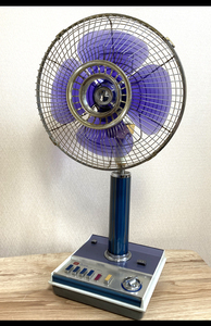 Toshiba(東芝) 扇風機 H-30EA Suiren / 家庭用 四枚羽根 紫羽根 昭和 レトロ アンティーク 送料込み