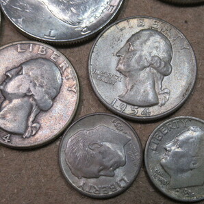 アメリカ銀貨 まとめて 古銭 貨幣 古いの画像2