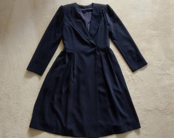 送料無料USED品 完売品美品大人気 DAISY LIN Dress “Lady Catherine” midnight blue 40号 ネイビーフレアワンピース