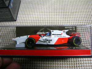 * стоимость доставки 300 иен * миникар текущее состояние * Minichamps 1/43* McLAREN MP 4/10 Mercedes * -  memory McLAREN коллекция 