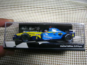 ・送料300円●ミニカー 現状●ミニチャンプス 1/43●ルノー F1チーム●ショーカー SHOWCAR 2005 アロンソ