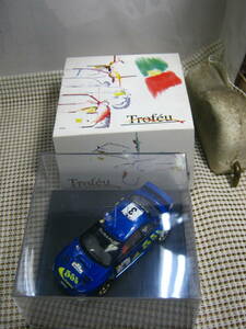 * postage 350 jpy * minicar present condition *Trofeu Trofeu 1/43 1105* Subaru Impreza WRC 98 1st Portugal * Rally 