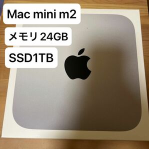 Mac mini m2 メモリ24GB SSD1TB