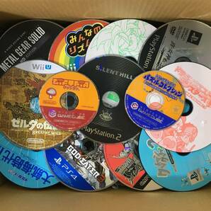 ★☆ケ137 PS/PS2/PS3/PS4/Wii/WiiU/ゲームキューブ/セガサターン ゲームソフト ディスクのみ 超大量 500枚 まとめ売り☆★の画像1