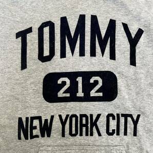 U■TOMMY トミー レディース スウェットワンピース Mサイズ グレー 長袖ワンピース ビッグロゴプリント ロングスカート トミーヒルフィガーの画像5