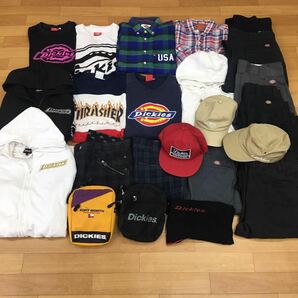 □4-63 メンズ Dickies ディッキーズ まとめ売り 24点 サイズ色々 トップス ボトムス チノパン つなぎ 鞄 帽子 業販 スウェット ブランドの画像2