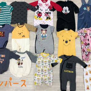 ●4-74② Disneyディズニー まとめ 100点 服 グッズ トップス バッグ 子供服 ベビー キッズ 雑貨 ぬいぐるみ キャラクター 大量 の画像2