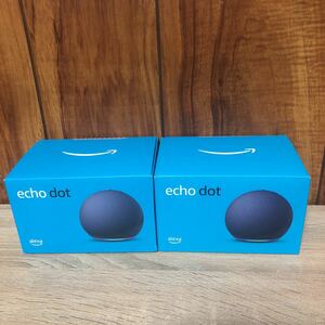 New Echo Dot (エコードット) 第5世代 - Alexa、センサー搭載、鮮やかなサウンド｜ディープシーブルー 2個セット