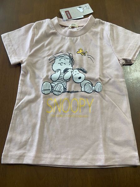 半袖Tシャツ PEANUTS スヌーピー　ボーイズ　ガールズ　95サイズ(新品、未使用)