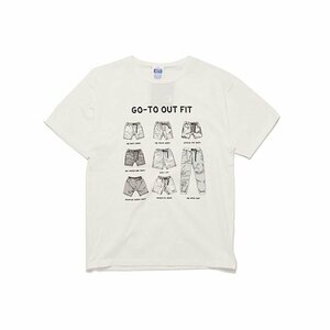 ROKX ロックス メンズ・レディース THE BOTTOMS TEE ボトム Tシャツ RXMS204091 ホワイト S