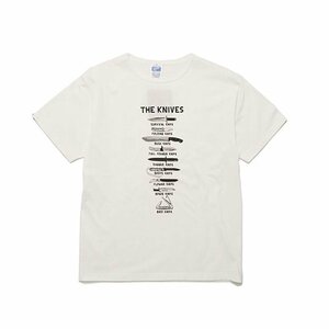 ROKX ロックス メンズ・レディース THE KNIVES TEE Tシャツ RXMS204092 ホワイト L