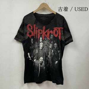 古着 Electric Circus Slipknot バンT バンドT ロックT ヘビーメタル オール オーバー 両面 プリント Tシャツ Tシャツ M 黒 / ブラック