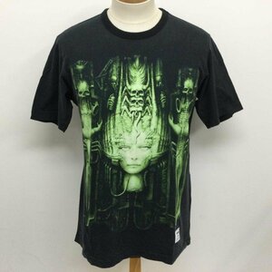 シュプリーム 14FW H.R.Giger Knit TOP Bio mechanoid Tee バイオメカノイドグラフィック プリント 半袖Tシャツ Tシャツ Tシャツ S