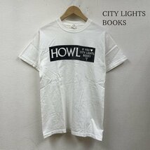 シティライツブックス City Lights Book Store HOWL カットオフ 半袖 Tシャツ ロゴ プリント Tシャツ Tシャツ S 白 / ホワイト_画像1