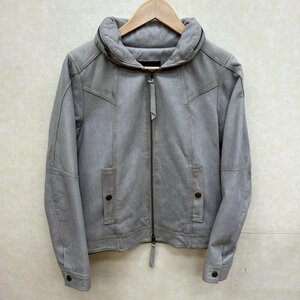  Avirex sheep leather ram leather hood storage shawl ka Large p jacket, outer garment jacket, outer garment S ash / gray 