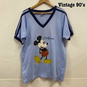 ヴィンテージ Velva Sheen 90's 1990年代 Disney ミッキーマウス リンガー Tシャツ USA製 L Tシャツ Tシャツ L