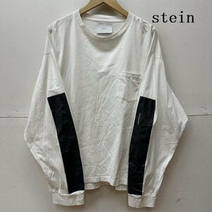 シュタイン 20SS オーバーサイズ 袖デザイン 胸ポケット ロンT ST.153 Tシャツ Tシャツ S 白 / ホワイト