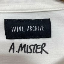 ヴァイナル アーカイブ Vainl Archive × A.MISTER 2020ss ANDY Mister ROSE 2220029 L Tシャツ Tシャツ L 白 / ホワイト X 青 / ブルー_画像6