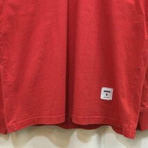 シュプリーム 19AW Trademark L/S Top コットン バックプリント Tシャツ Tシャツ S 赤 / レッド_画像7