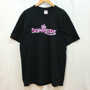 シュプリーム 23SS Crown Tee Black USA製 Tシャツ Tシャツ L 黒 / ブラック