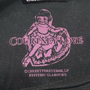 ヒステリックグラマー HYSTERIC GLAMOUR × Courtney Love コートニーラブ コラボ 0201CT13 S Tシャツ Tシャツ S 黒 / ブラックの画像5