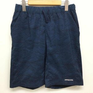 パタゴニア 24690SP22 Terrebonne Shorts テルボンヌ ショーツ 総柄 アウトドア ショートパンツ パンツ パンツ S 紺 / ネイビー 総柄