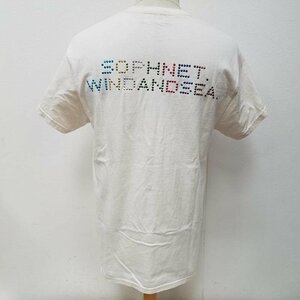 ウィンダンシー SOFHNET WDS-SPNT-02 RHINESTONE SCORPION TEE ライトストーン スコーピオンプリント 半袖Ｔシャツ 609 M ロゴ、文字