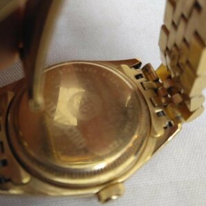 古着 SALVECCHIO サルベッキオ 100M デイト 自動巻 腕時計 腕時計 - 金 / ゴールドの画像6