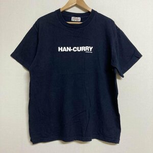 キナシサイクル KINASHI CYCLE 1961 コットン 半袖 HAN-CURRY ロゴプリントTシャツ Tシャツ Tシャツ L 紺 / ネイビー