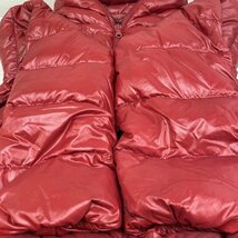 デュベティカ 中綿 ジャケット 裾ゴム ジップアップ ブルゾン フード付き ジャケット、上着 ジャケット、上着 46 赤 / レッド 無地_画像9