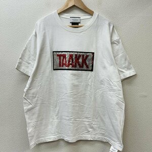 古着 TAAKK ターク MARVEL マーベル スパンコール ロゴ クルーネック Tシャツ Tシャツ 3 白 / ホワイト