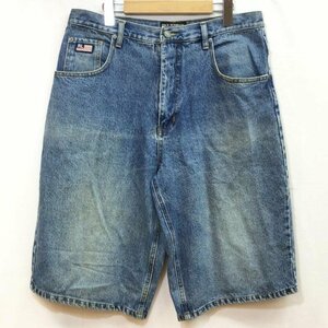 ポロ ジーンズ 90s RALPHLAUREN ラルフローレン デニム ショートパンツ バギーパンツ 3688YA12041 パンツ パンツ 34インチ 青 / ブルー