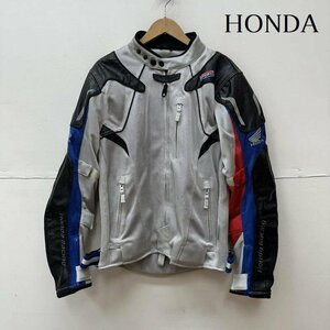 古着 HONDA ホンダ HRC フラッシュ メッシュ ジャケット プロテクター入り ジャケット、上着 ジャケット、上着 L 灰 / グレー