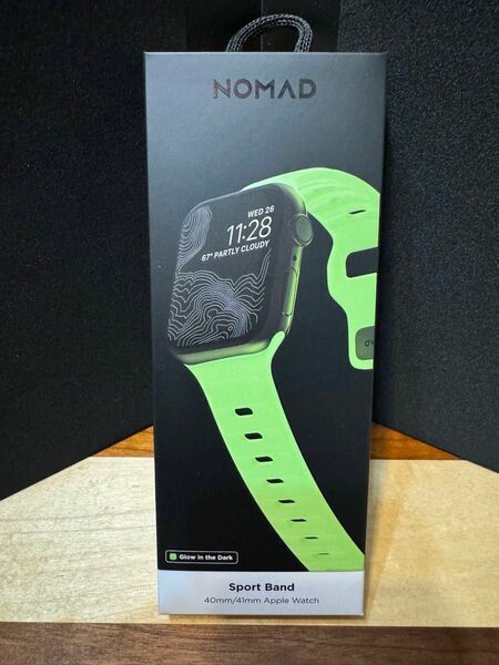 完売品！暗闇で光る！限定！NOMAD スポーツバンド GLOW2.0 41mm Apple Watch用