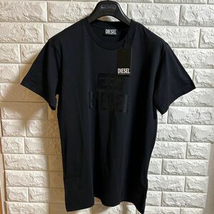 【新品】DIESEL ディーゼル／クルーネック アイコンロゴ Tシャツ カットソー 半袖 Lサイズ