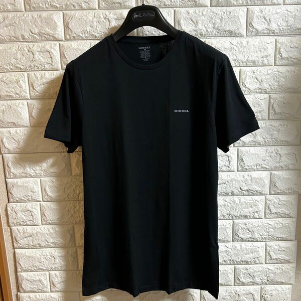 【未使用品】DIESEL ディーゼル／クルーネック ストレッチ Tシャツ カットソー Mサイズ