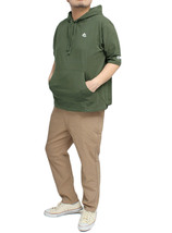 【新品】 3L カーキ LOGOS PARK(ロゴス パーク) 半袖 パーカー メンズ 大きいサイズ プルオーバー ロゴ プリント Tシャツ カットソー_画像2