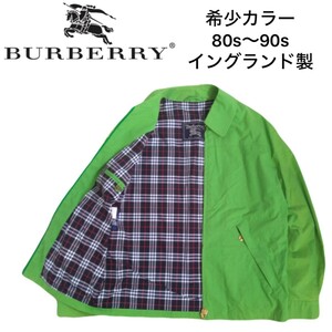 薄手軽量 80s 90s 英国製 Burberrys ノバチェック 撥水防風 スイングトップ ハリントンジャケット メンズ バーバリー ビンテージ 2404101