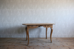  France antique * old tree table b/ wooden desk / working bench / cat legs desk / Cafe / display shelf / stand for flower vase / store furniture / display pcs / French Vintage furniture 