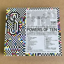 送料無料☆YUKI『POWERS OF TEN』初回限定盤2CD＋DVD☆帯付☆美品☆ベストアルバム☆340_画像2