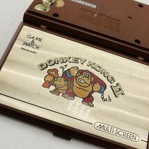 S17【中古ジャンク品】Nintendo GAME&WATCH 「ドンキーコングⅡ」JR-55_画像5